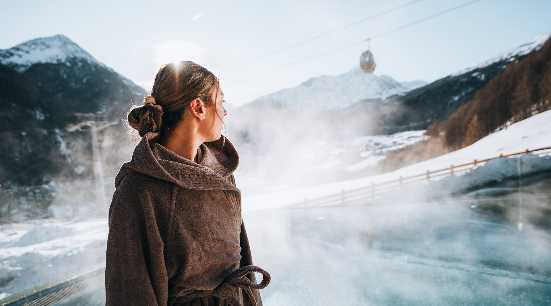 Luxus-Chalets im Grünwald Resort direkt an der Piste Skiurlaub im Ötztal in Tirol im Grünwald Resort